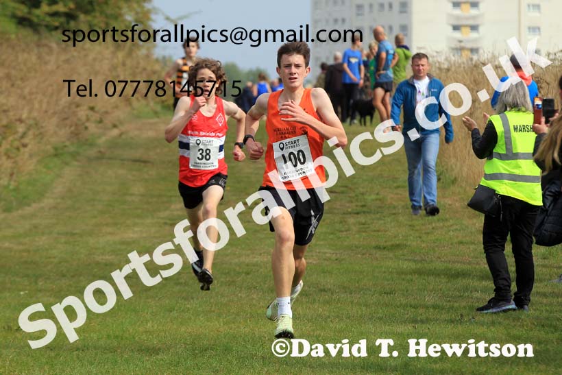 Boys and Girls under-15s 2022 Farringdon Cross Country, Sunderland, Saturday, Sept. 3rd. Photo: David T. Hewitson/Sports for All Pics